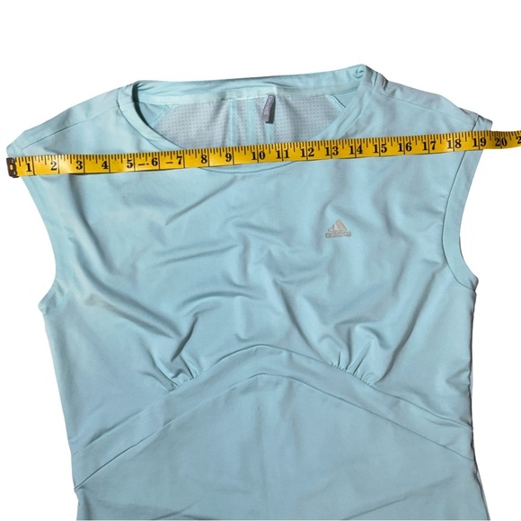 Adidas ClimaCool Clima365 Blue Teal Women’s Top Size Medium - Picture 5 of 10